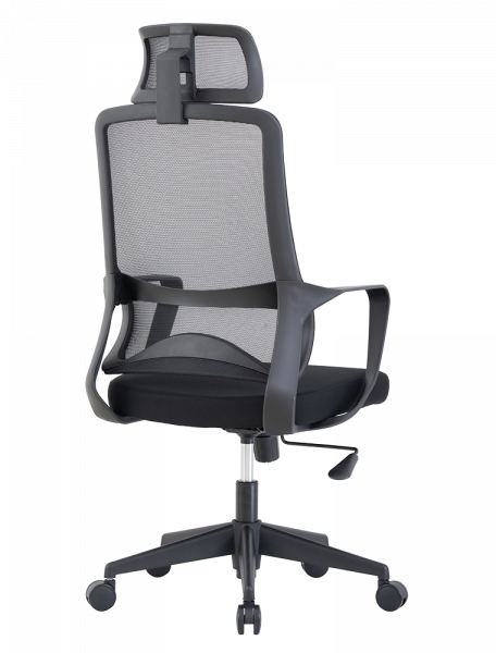 СТОЛ ЕРГОНОМИЧЕН LUMINA ДАМАСКА + МЕШ ЧЕРЕН