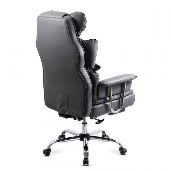 ДИРЕКТОРСКИ СТОЛ ZENON ЕКО КОЖА СИВ