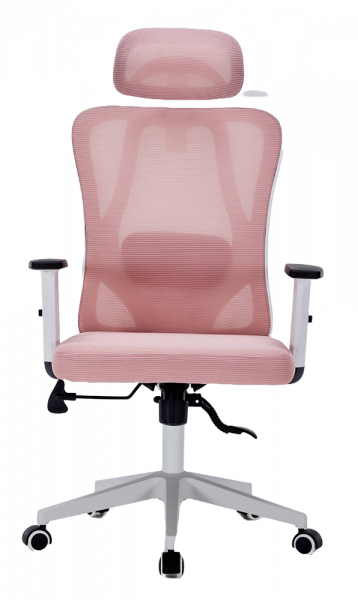 ЕРГОНОМИЧЕН СТОЛ VELLA МЕШ РОЗОВ