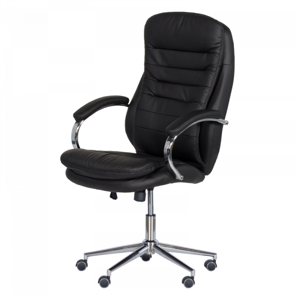 ДИРЕКТОРСКИ СТОЛ 6113-1 ХРОМ ЧEРEН