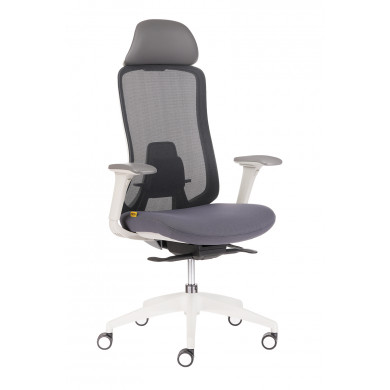 ЕРГОНОМИЧЕН СТОЛ DARIO МЕШ СИВ