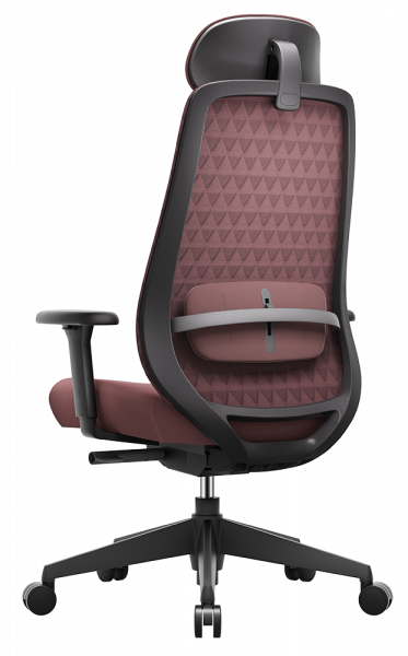 ЕРГОНОМИЧЕН СТОЛ MOKA BLACK БУРГУНДИ