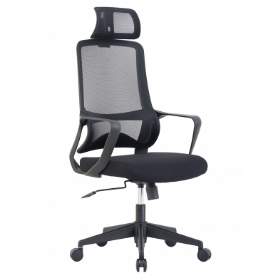 СТОЛ ЕРГОНОМИЧЕН LUMINA ДАМАСКА + МЕШ ЧЕРЕН