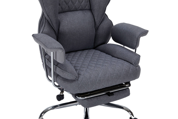 ДИРЕКТОРСКИ СТОЛ IMPERIAL ДАМАСКА СИВ