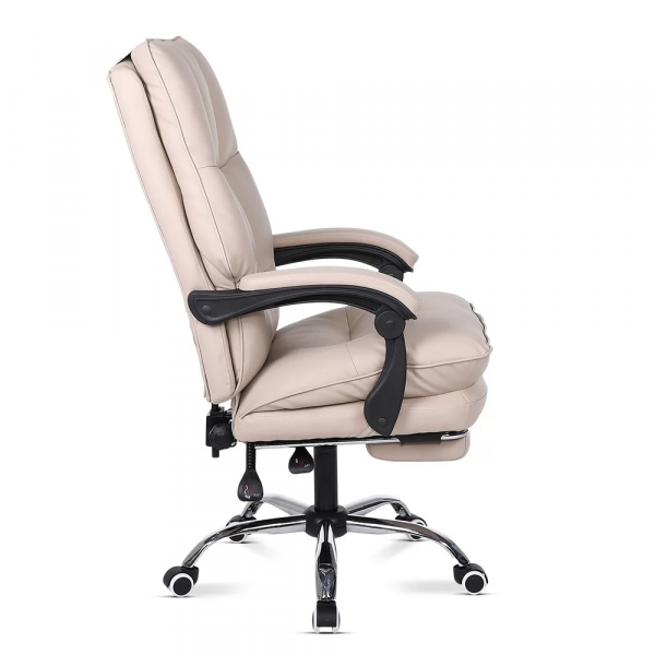 ДИРЕКТОРСКИ СТОЛ SOLOMON ЕКО КОЖА БЕЖОВ