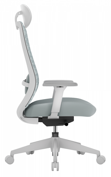 ЕРГОНОМИЧЕН СТОЛ MOKA WHITE СВЕТЛОСИН