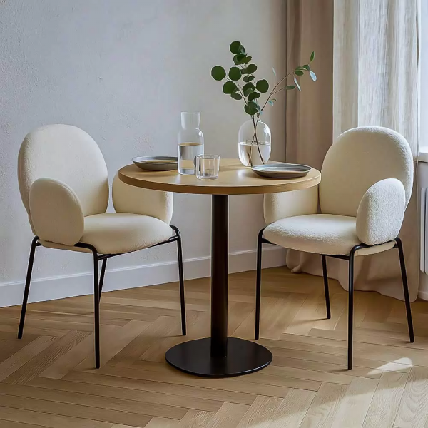 Кремав трапезен стол.