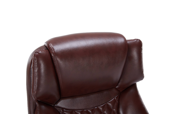 ДИРЕКТОРСКИ СТОЛ AIR MAX ЕКО КОЖА КАФЯВ