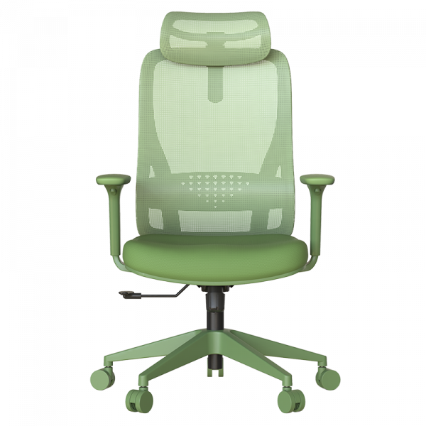 Зелен ергономичен стол.