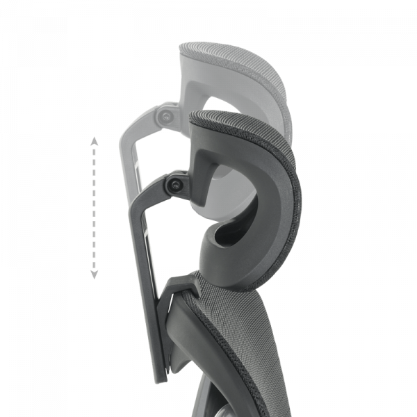 Черен ергономичен стол Colmar.