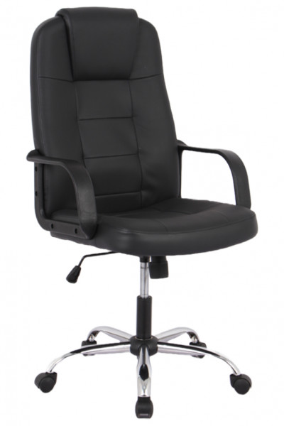 Черен кожен офис ктол