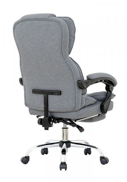 Директорски стол в сив цвят.