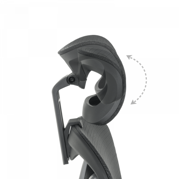 Черен ергономичен стол Colmar.