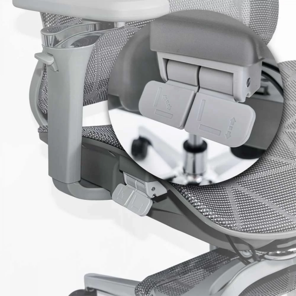 ЕРГОНОМИЧЕН СТОЛ NAVO СИВ