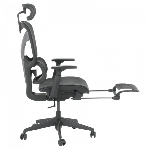 Черен ергономичен стол Colmar.