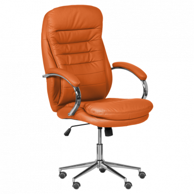 ДИРЕКТОРСКИ СТОЛ 6113-1 ХРОМ ОРАНЖЕВ