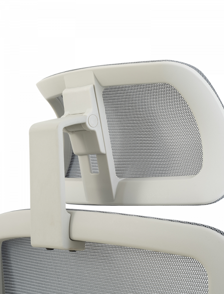 СТОЛ ЕРГОНОМИЧЕН LUMINA ДАМАСКА + МЕШ СИВ