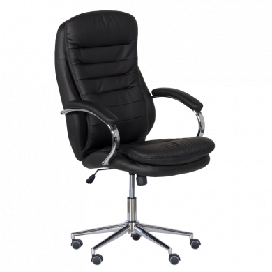 ДИРЕКТОРСКИ СТОЛ 6113-1 ХРОМ ЧEРEН