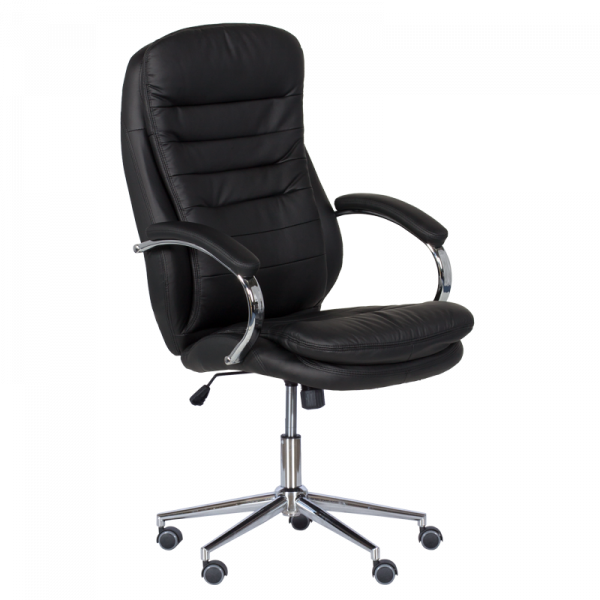 ДИРЕКТОРСКИ СТОЛ 6113-1 ХРОМ ЧEРEН