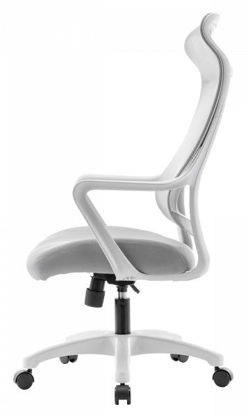 ЕРГОНОМИЧЕН СТОЛ SMOOTH WHITE СИВ