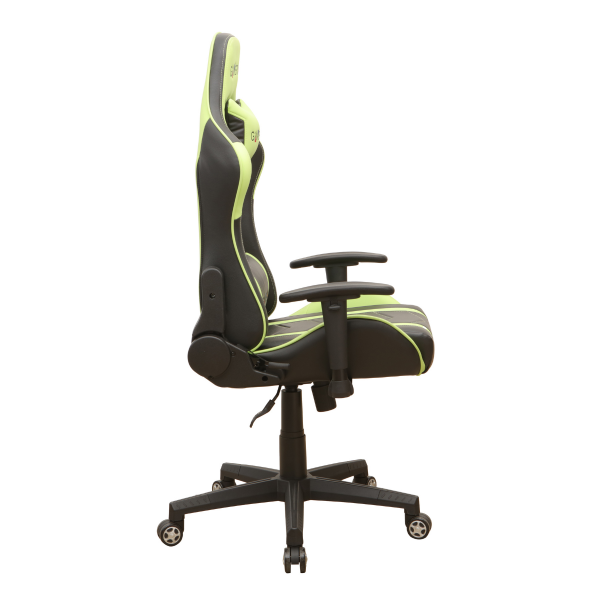 Зелен геймърски стол.