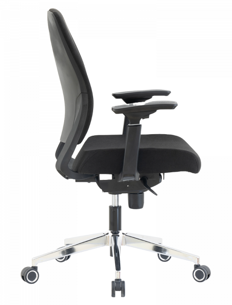 Черен работен стол.