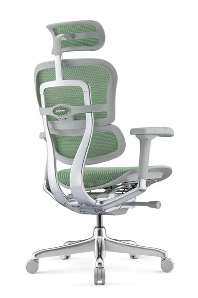 Ергономичен стол в зелен цвят.