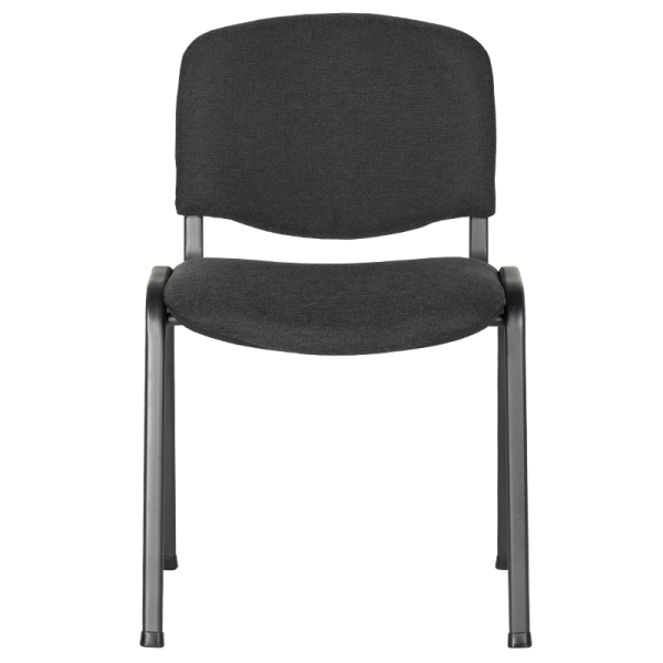 Посетителски стол в цвят графит.