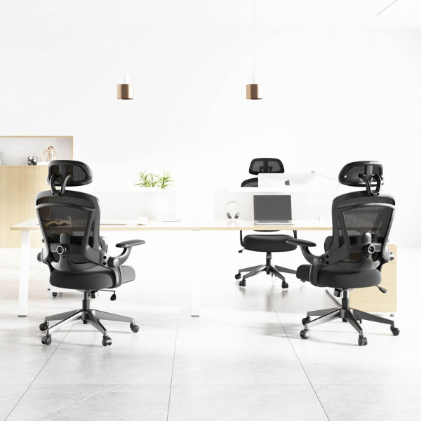 ЕРГОНОМИЧЕН СТОЛ ELORA СИВ