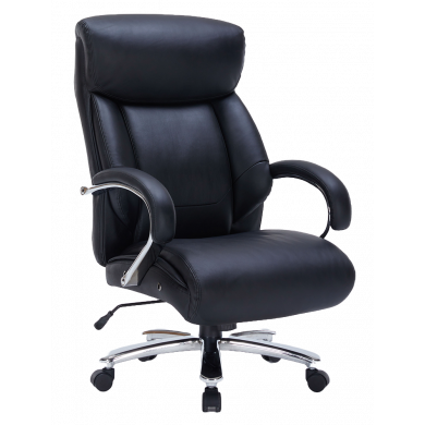 ДИРЕКТОРСКИ СТОЛ HAMILTON ЕСТЕСТВЕНА КОЖА ЧЕРЕН