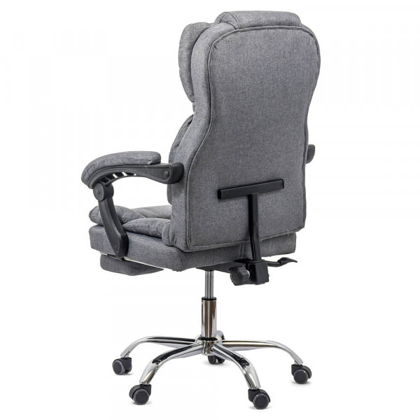 Директорски стол в сив цвят.