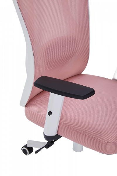 ЕРГОНОМИЧЕН СТОЛ VELLA МЕШ РОЗОВ