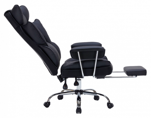 ДИРЕКТОРСКИ СТОЛ IMPERIAL ЕКО КОЖА ЧЕРЕН