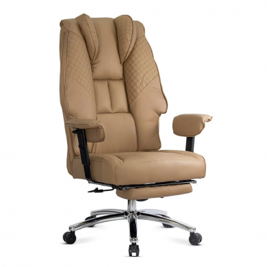 ДИРЕКТОРСКИ СТОЛ LENON ЕКО КОЖА БЕЖОВ