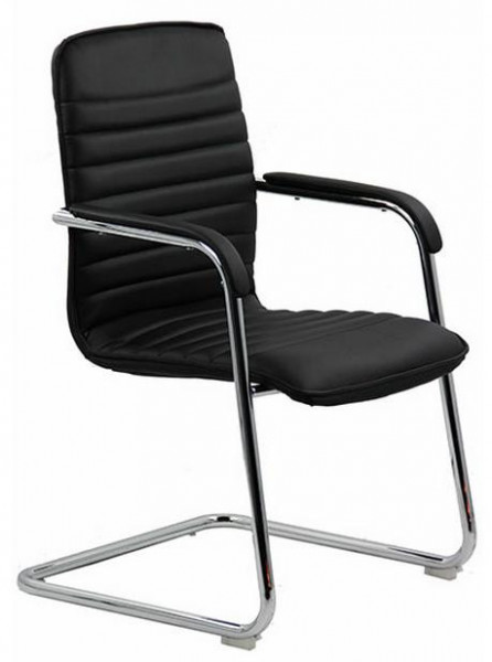 ПОСЕТИТЕЛСКИ СТОЛ ALEKSANDRO 835 ЕКО КОЖА ЧРН