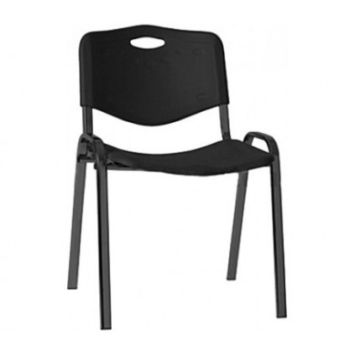 ПОСЕТИТЕЛСКИ СТОЛ ISO PLASTIC BLACK ЧЕРЕН