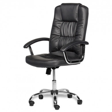 ДИРЕКТОРСКИ СТОЛ 6081 ЕКО КОЖА ЧЕРЕН