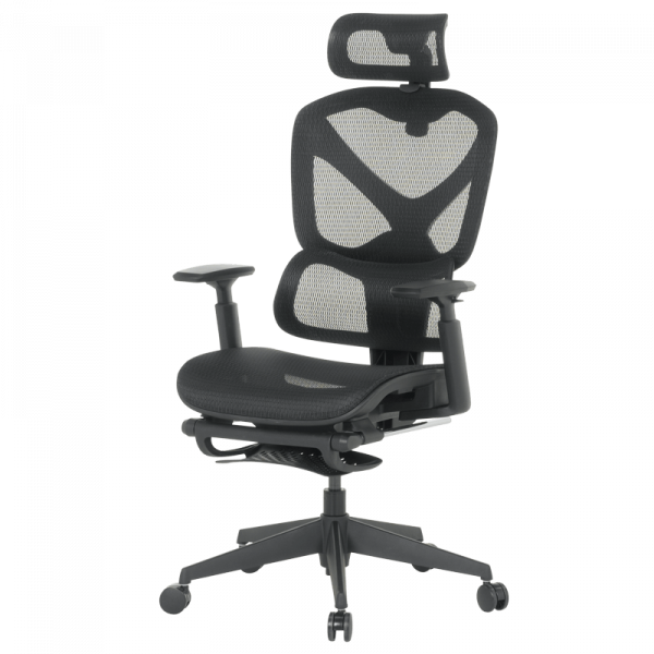 Черен ергономичен стол Colmar.