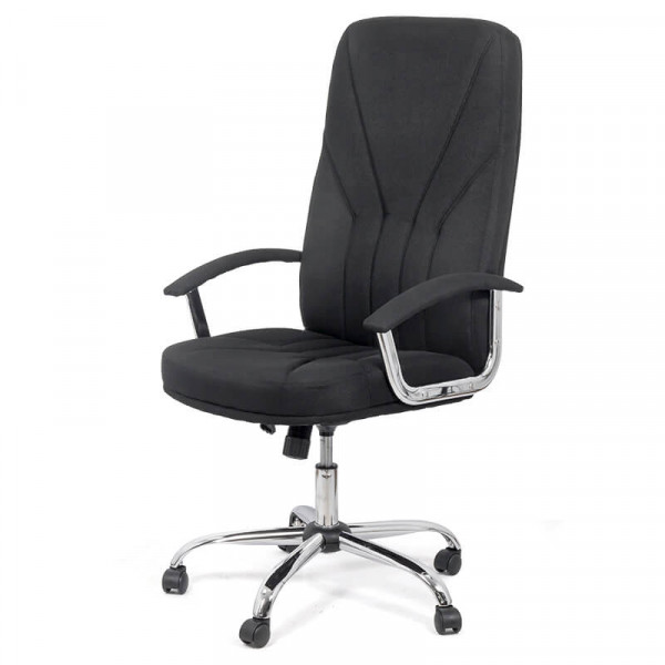 Ергономичен стол в син цвят.