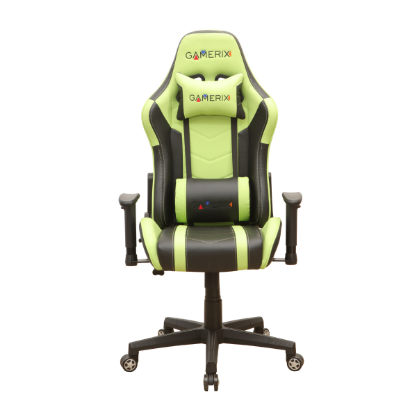 Зелен геймърски стол.