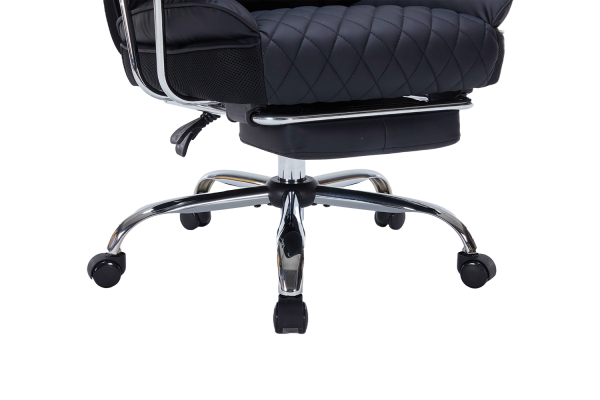 ДИРЕКТОРСКИ СТОЛ IMPERIAL ЕКО КОЖА ЧЕРЕН