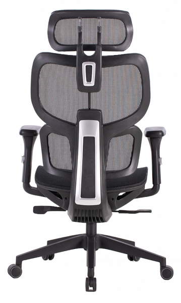 Черен ергономичен стол. 