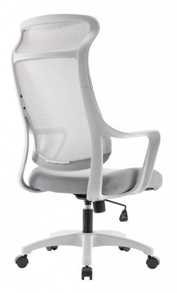 ЕРГОНОМИЧЕН СТОЛ SMOOTH WHITE СИВ