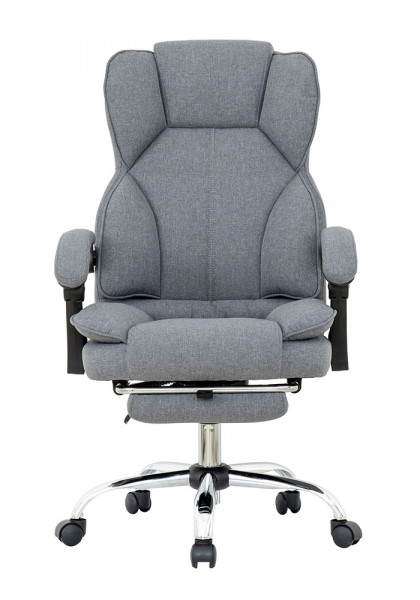 Директорски стол в сив цвят.