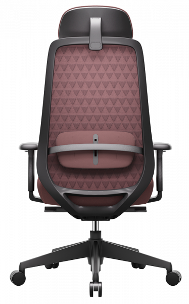 ЕРГОНОМИЧЕН СТОЛ MOKA BLACK БУРГУНДИ