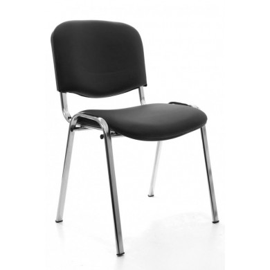 ПОСЕТИТЕЛСКИ СТОЛ TAURUS TNT ХРОМ КОЖА SK-B БЯЛ