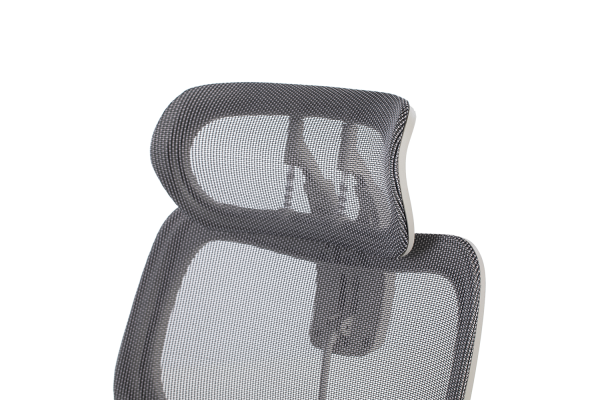 Сив ергономичен стол.