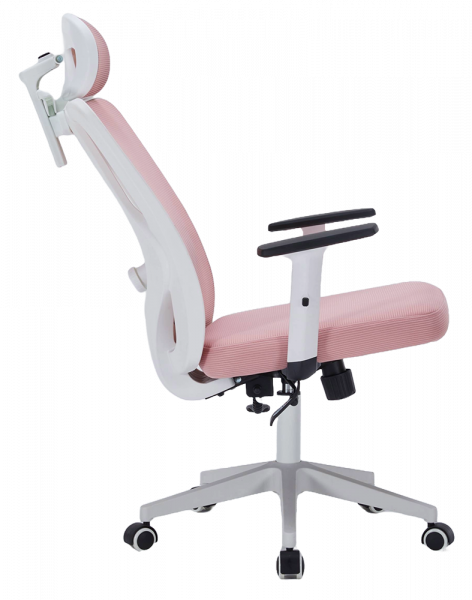 ЕРГОНОМИЧЕН СТОЛ VELLA МЕШ РОЗОВ