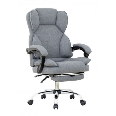 ДИРЕКТОРСКИ СТОЛ MAGNUM 1 ДАМАСКА СИВ