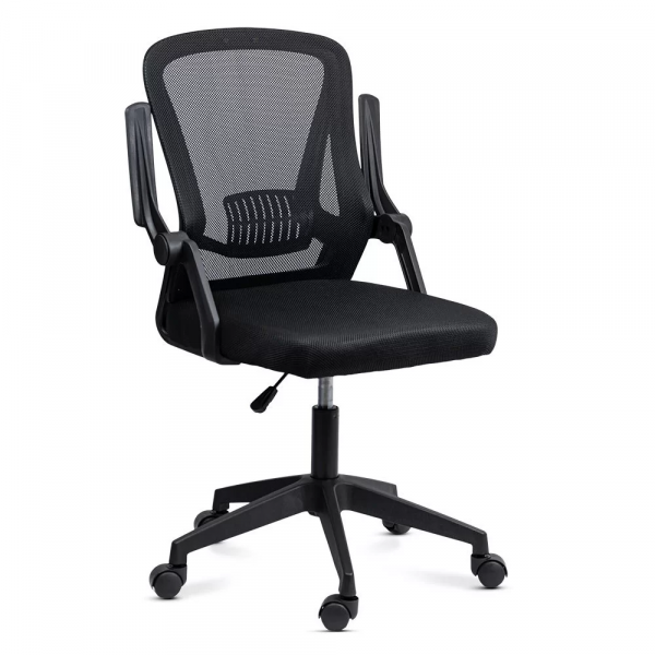 Черен офис стол.